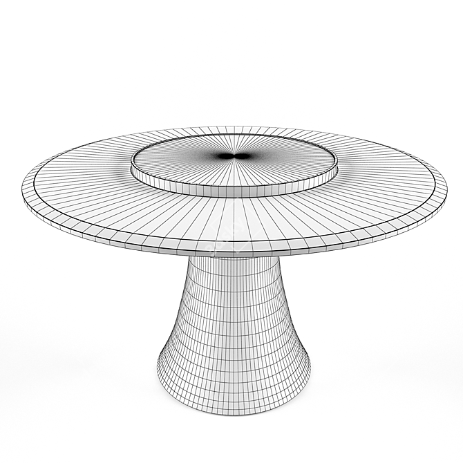 Katoucha Circle Table 3836 3D model image 2