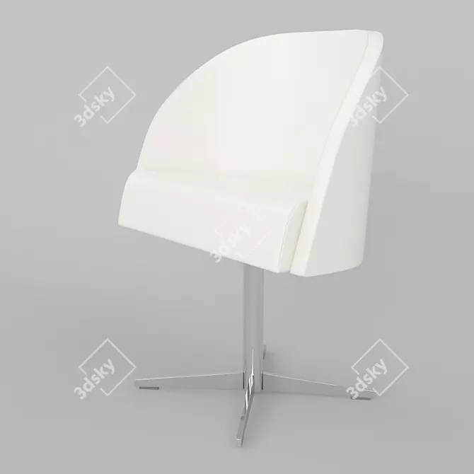 Modern Besana Collection: Peonia Table, Ada Chair, Thea Stool 3D model image 3