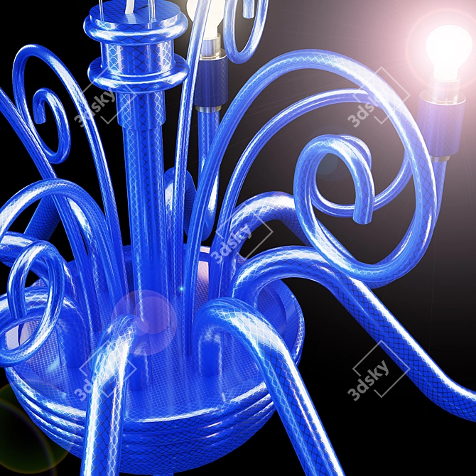 Barbara Chandelier: Elegant Italian Design 3D model image 2