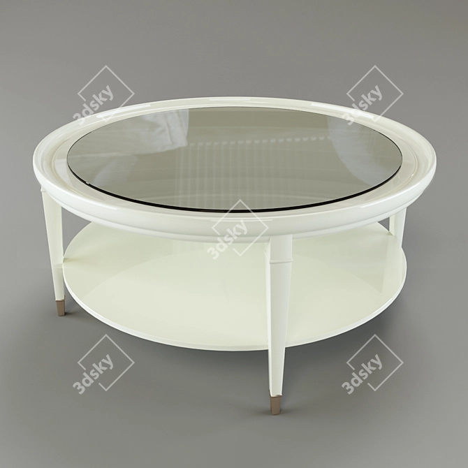 Timeless Neoclassical Coffee Table 3D model image 1