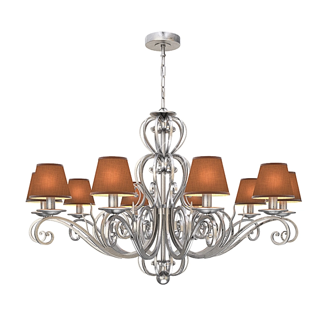 Elegant Chandelier by Assisi Effe.Bi 3D model image 1