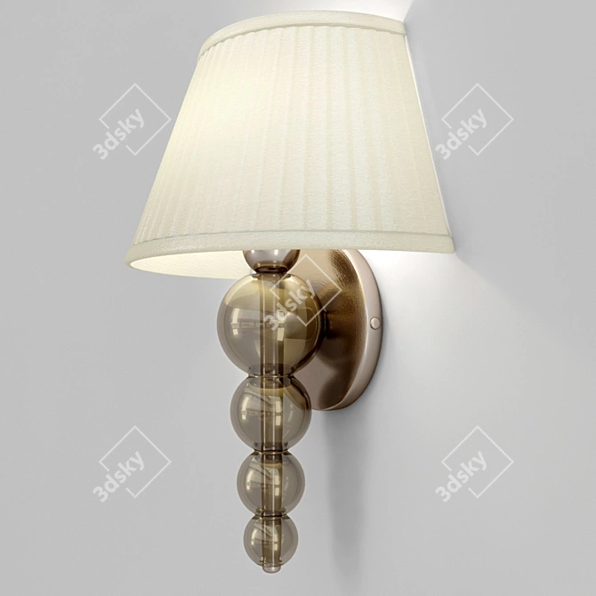 Elegant LED Wall Sconce 3D model image 3