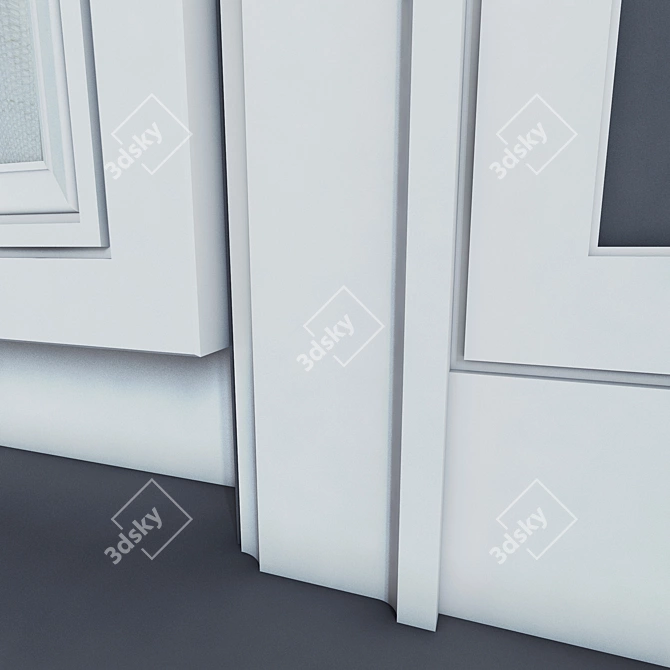 Max Model Built-In Wardrobe 3D model image 3