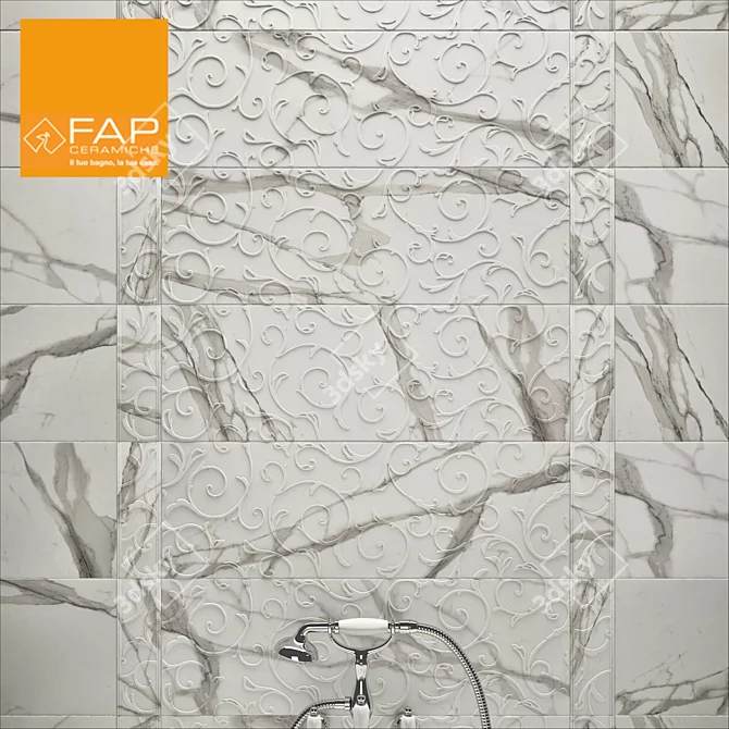 FAP ROMA STATUARIO: Classic Italian Elegance 3D model image 1