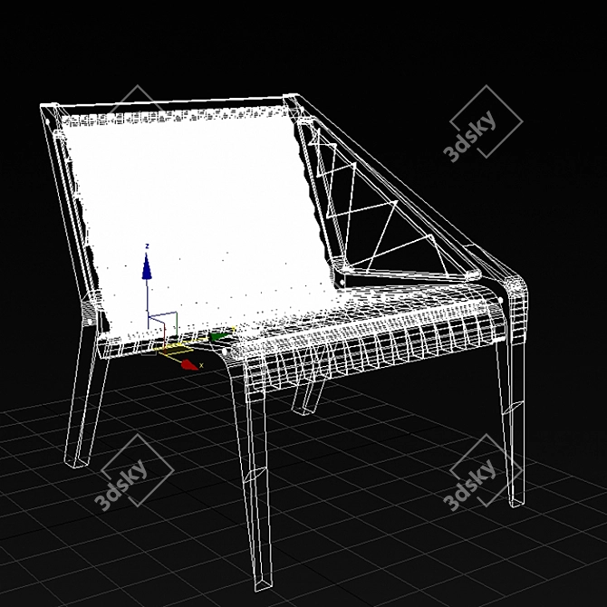 ErgoFit Comfort Chair 3D model image 2