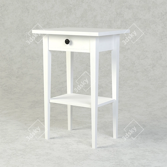 Sophisticated Bedside Table Solution 3D model image 1