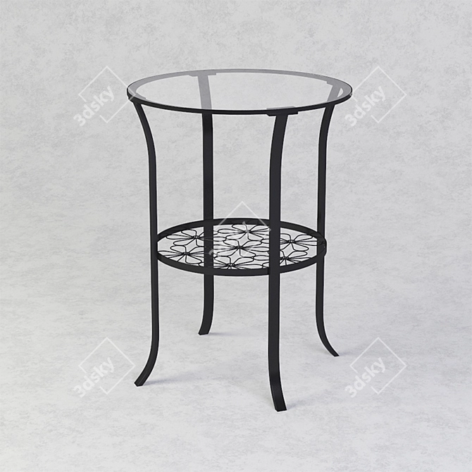 Sleek IKEA Klingsbu Side Table 3D model image 1