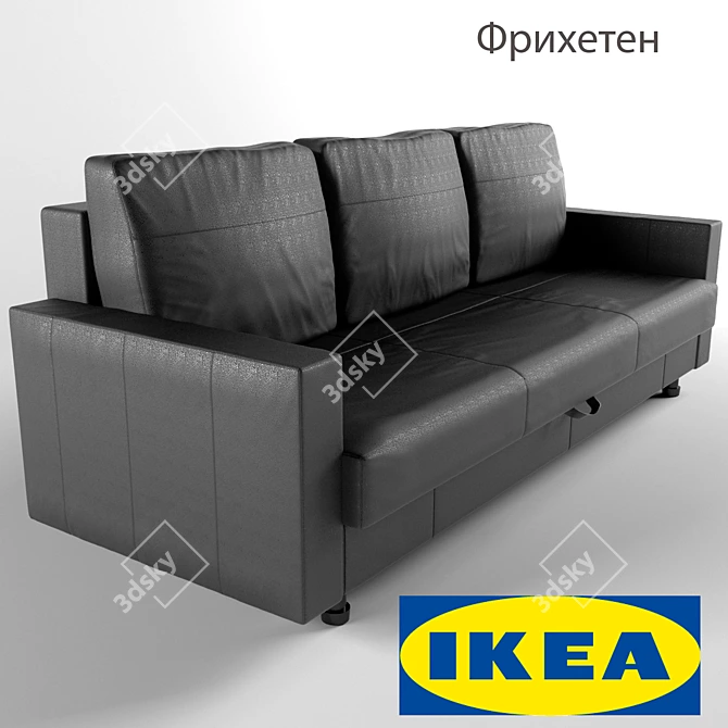 Convertible 3-Seater Sofa: Friheten 3D model image 2