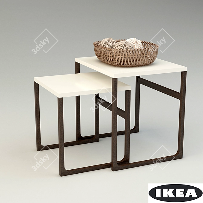 RISSNA - Compact and Stylish Table 3D model image 1