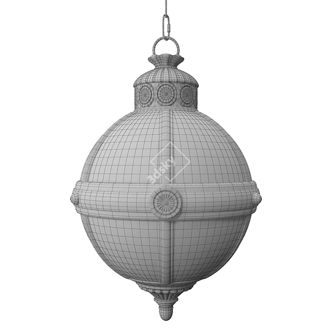 Elstead Feiss Adams Pendant Chandelier 3D model image 2