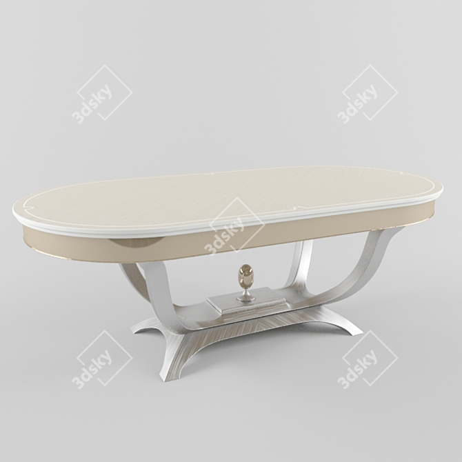 Pregno T85-220R: Sleek & Stylish Table 3D model image 1