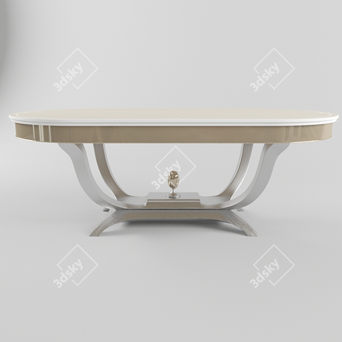 Pregno T85-220R: Sleek & Stylish Table 3D model image 2