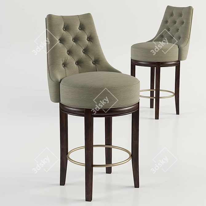 Luxury Bar-Lux-2 Sofa: Elegant Comfort 3D model image 1