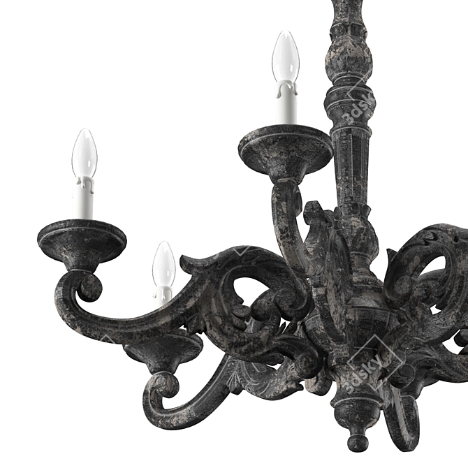 Provence Chandelier: L'art Domestique 3D model image 3