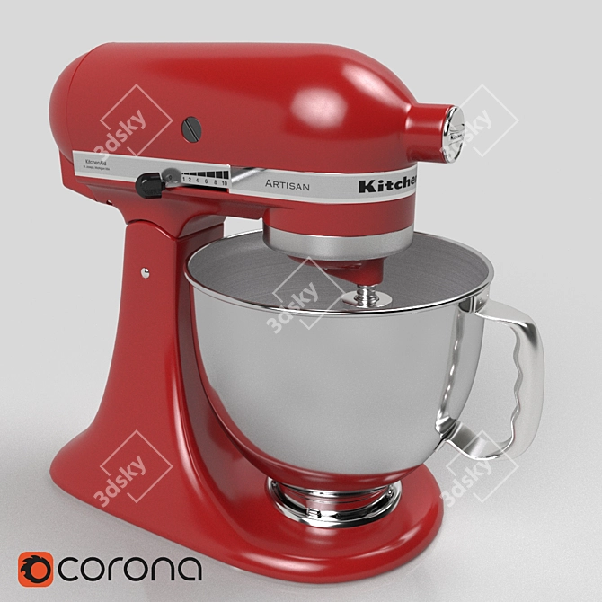 Ultimate Multi-Purpose KitchenAid Artisan 3D model image 1