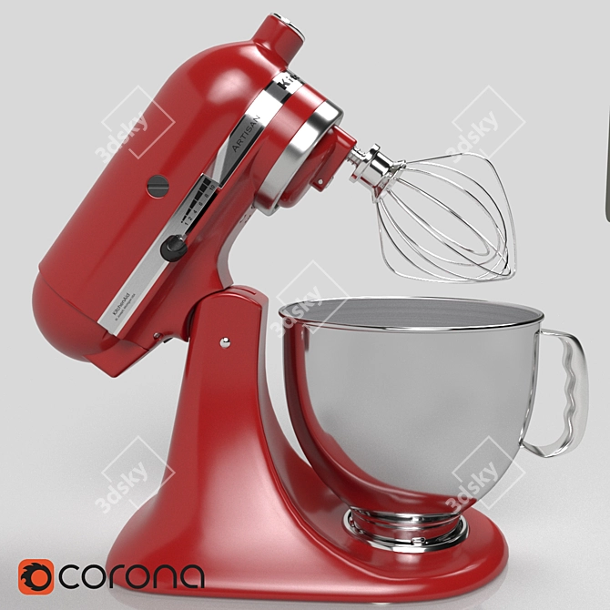 Ultimate Multi-Purpose KitchenAid Artisan 3D model image 3