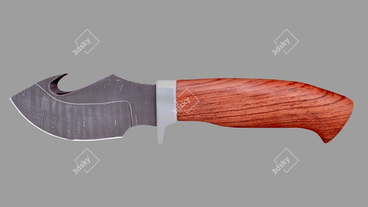 Sleek Carving Knife - 3D Model 3D model image 3