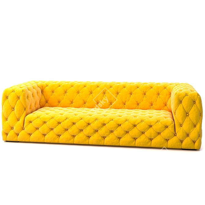 Luxury Chester Moon Sofa 3D model image 3