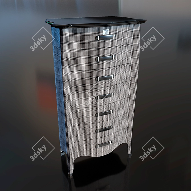 Gianfranco Ferre ROGER Storage Cabinet 3D model image 1