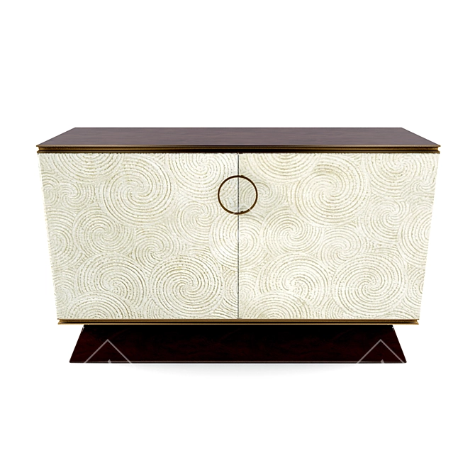 Barbara Barry Celestial Chest - Elegant and Refined 3D model image 1