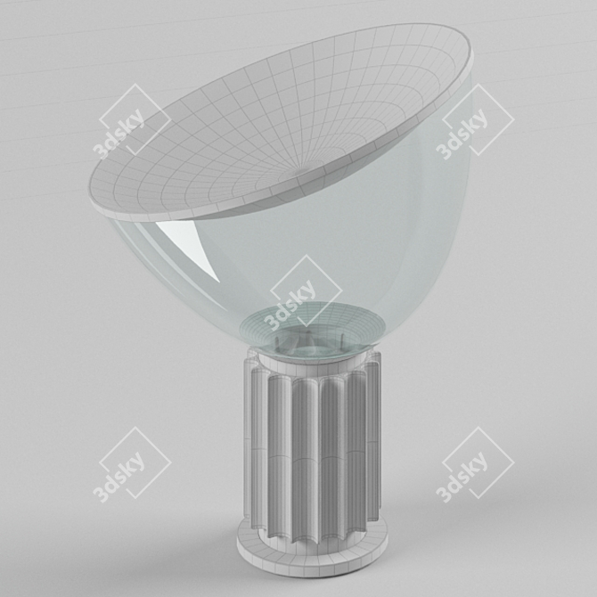 Modern Classic Desk Lamp 3D model image 2