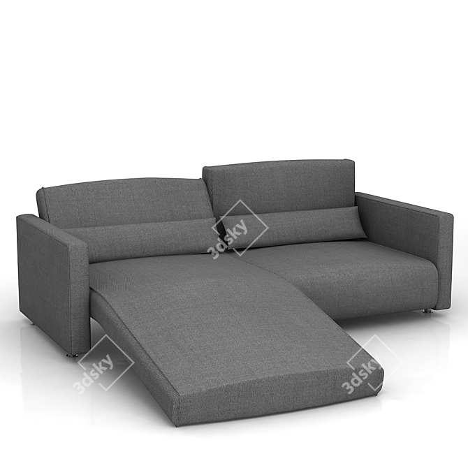 Elevate Comfort with Melo Sofa 3D model image 1