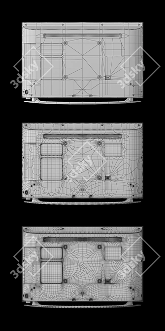 SAMSUNG UE22H5610AW TV: Compact and High-Quality 3D model image 2