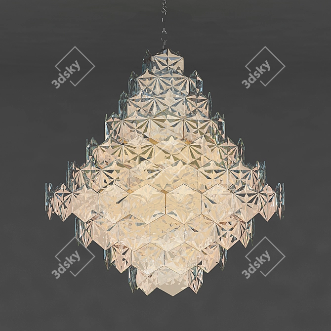 Elegance Illuminated: Hermitage Wall Lamp 3D model image 1