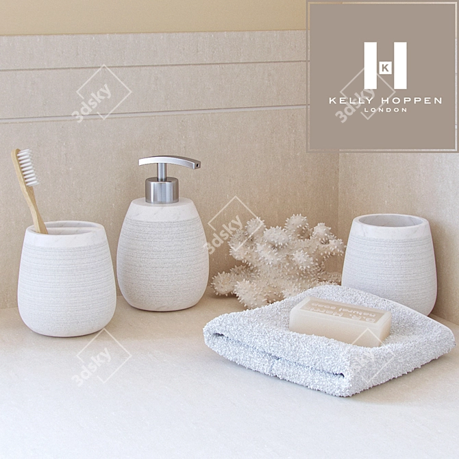 Kelly Hoppen Stone Home Accessories 3D model image 1