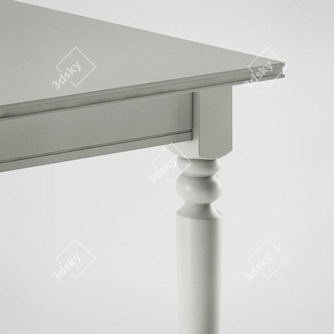 Elegant Ingatorp Dining Table 3D model image 2