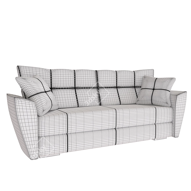 Elegant and Comfortable Sofa 3D model image 3