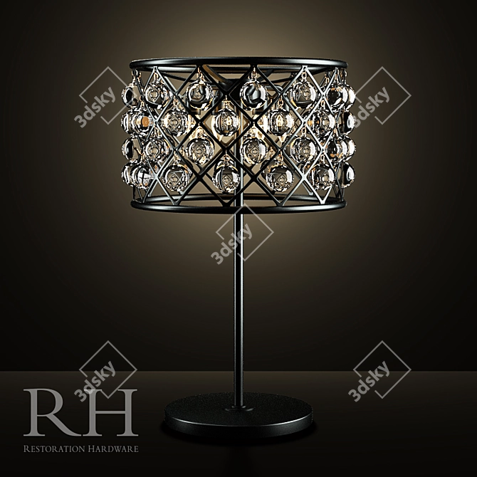 RH Spencer Table Lamp 3D model image 1