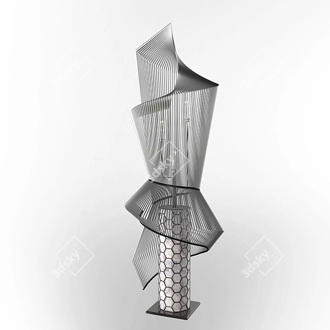 Modern Desk Lamp 3D model image 1