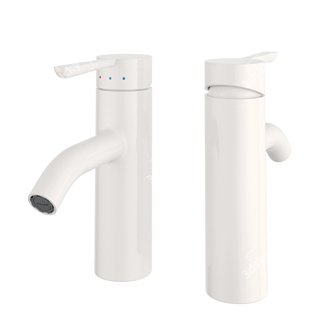 Sleek IKEA DALSKÄR Faucet 3D model image 2