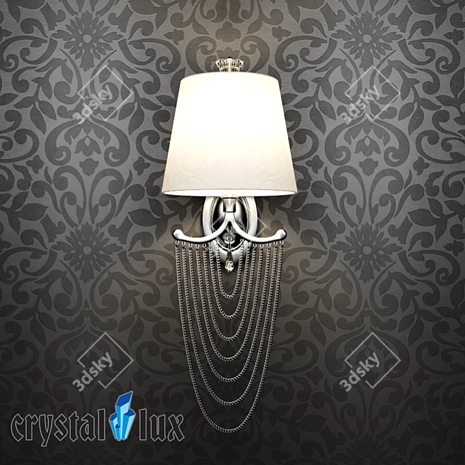 Elegant Crystal FOGGIA AP1 Pendant 3D model image 1