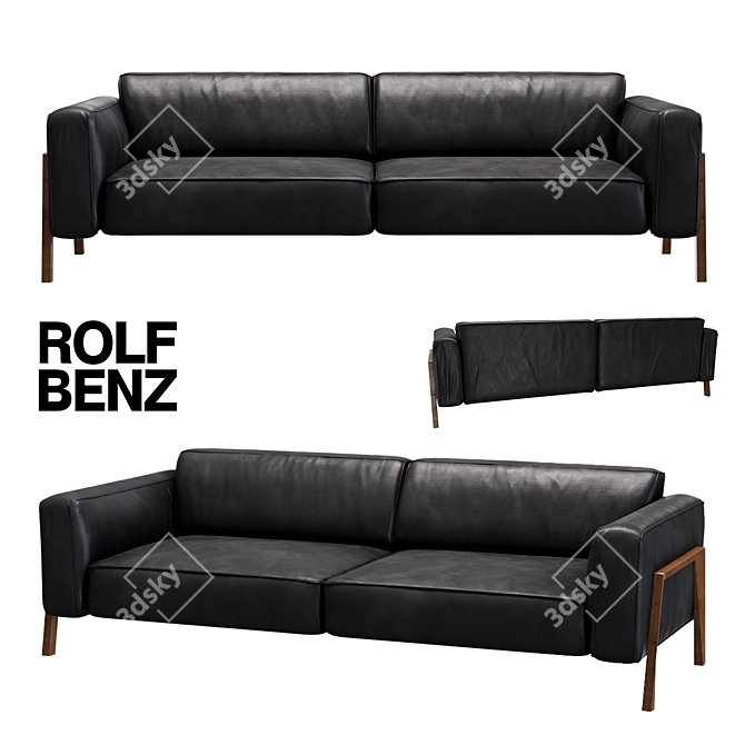 BoConcept Carlton Sofa - Stylish and Versatile 3D model image 1