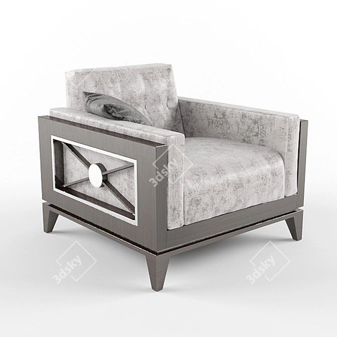 St. Tropez Easy Chair 3D model image 1