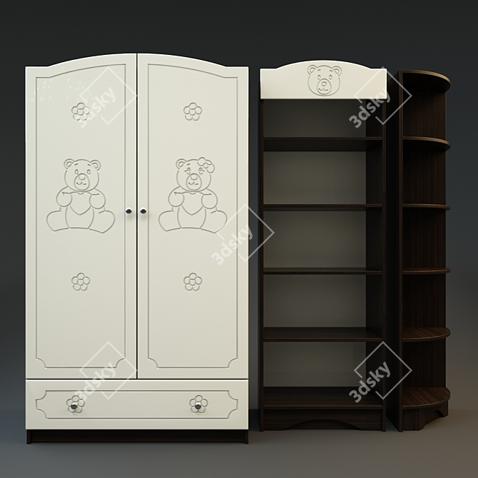 Walter Baby Furniture Collection 3D model image 1