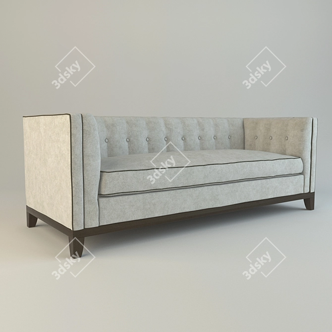 Mufti Compact Sofa 3D model image 2