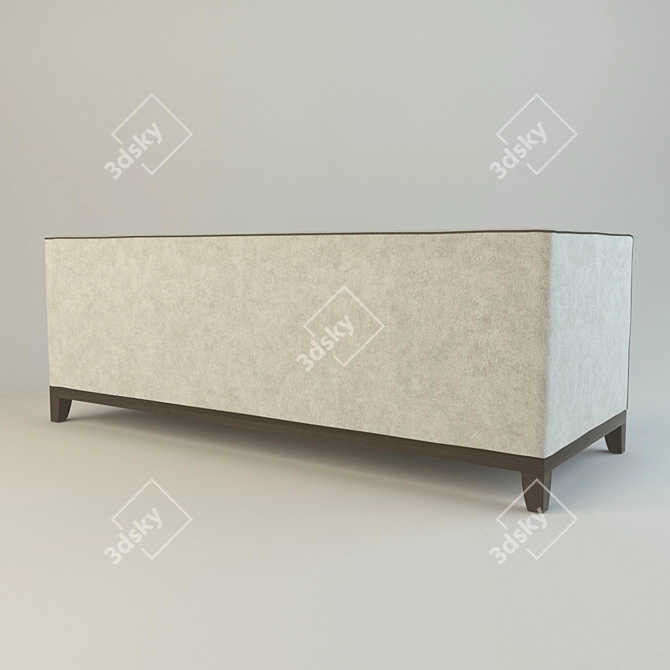 Mufti Compact Sofa 3D model image 3