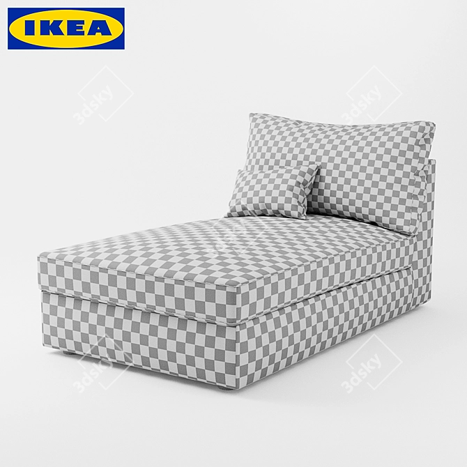 Comfy and Stylish IKEA Kivik 3D model image 2