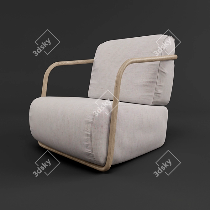 2001 Thonet Armchair by Christian Werner (2016) 3D model image 1