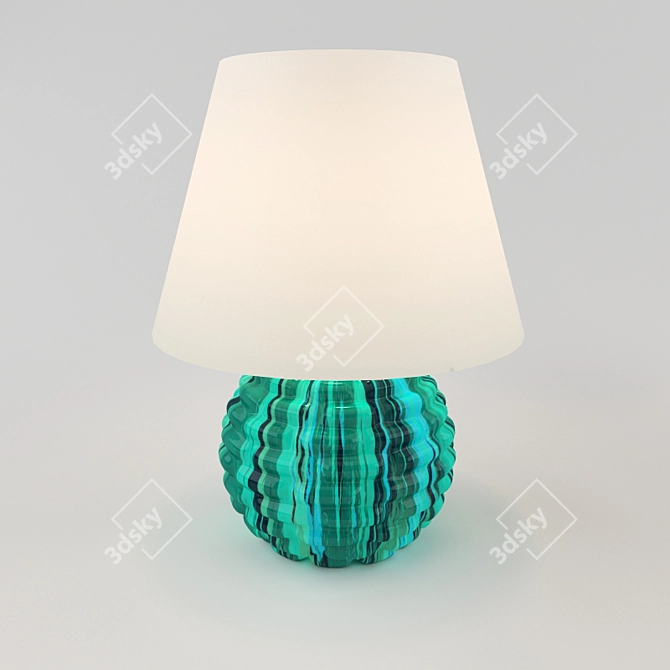 Elegant Vaughan Mimizan Ceramic Vase 3D model image 1