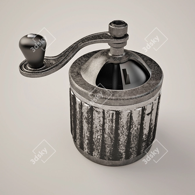 Precision Coffee Mill 3D model image 1