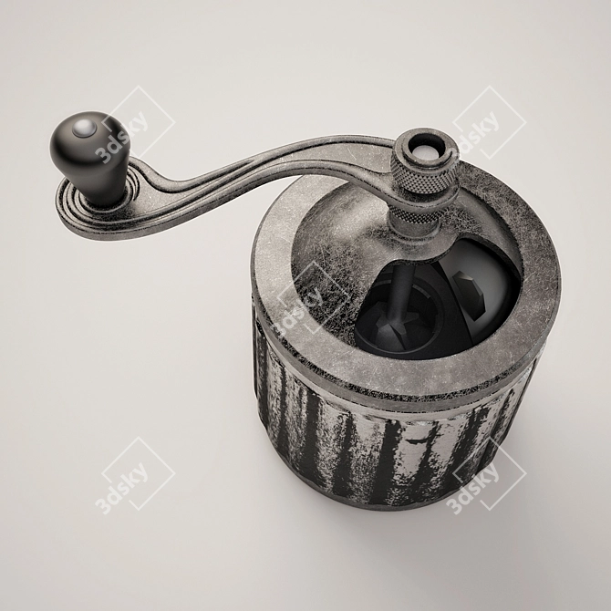 Precision Coffee Mill 3D model image 2