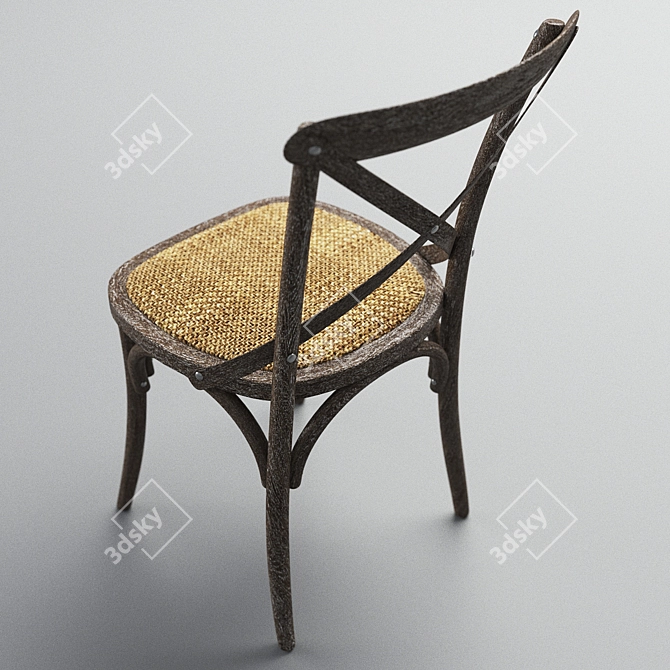 195 Model LoftDesign Chair 3D model image 3