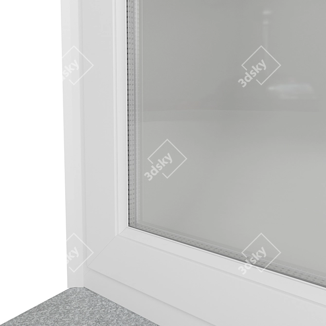 Premium PVC Windows: High-Quality & Ready to Render 3D model image 2