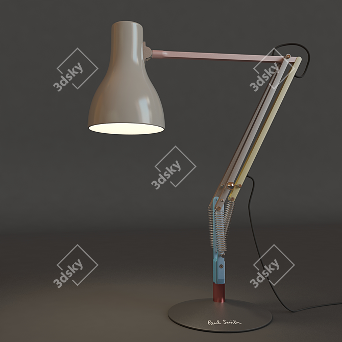 Paul Smith Anglepoise Lamp - Fashionable and Functional 3D model image 1