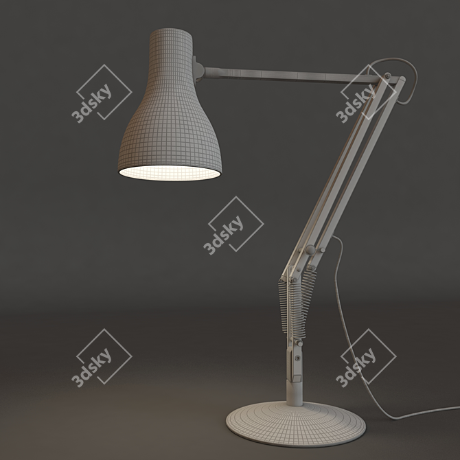 Paul Smith Anglepoise Lamp - Fashionable and Functional 3D model image 3