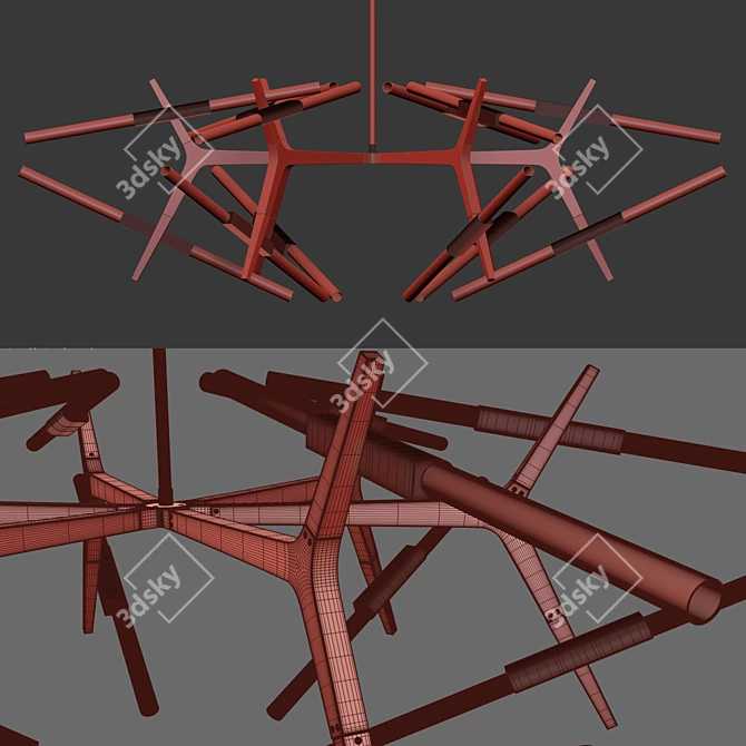 Modern Illumination: Rolll&hiill Astral Agnes 03 3D model image 2